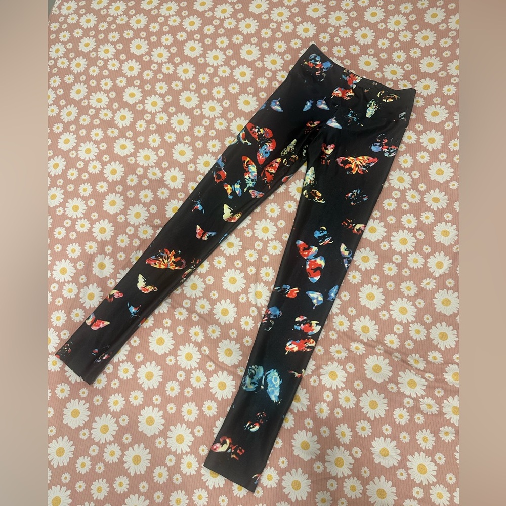 Goldsheep Multicolor Butterfly Patterned Full Len… - image 1